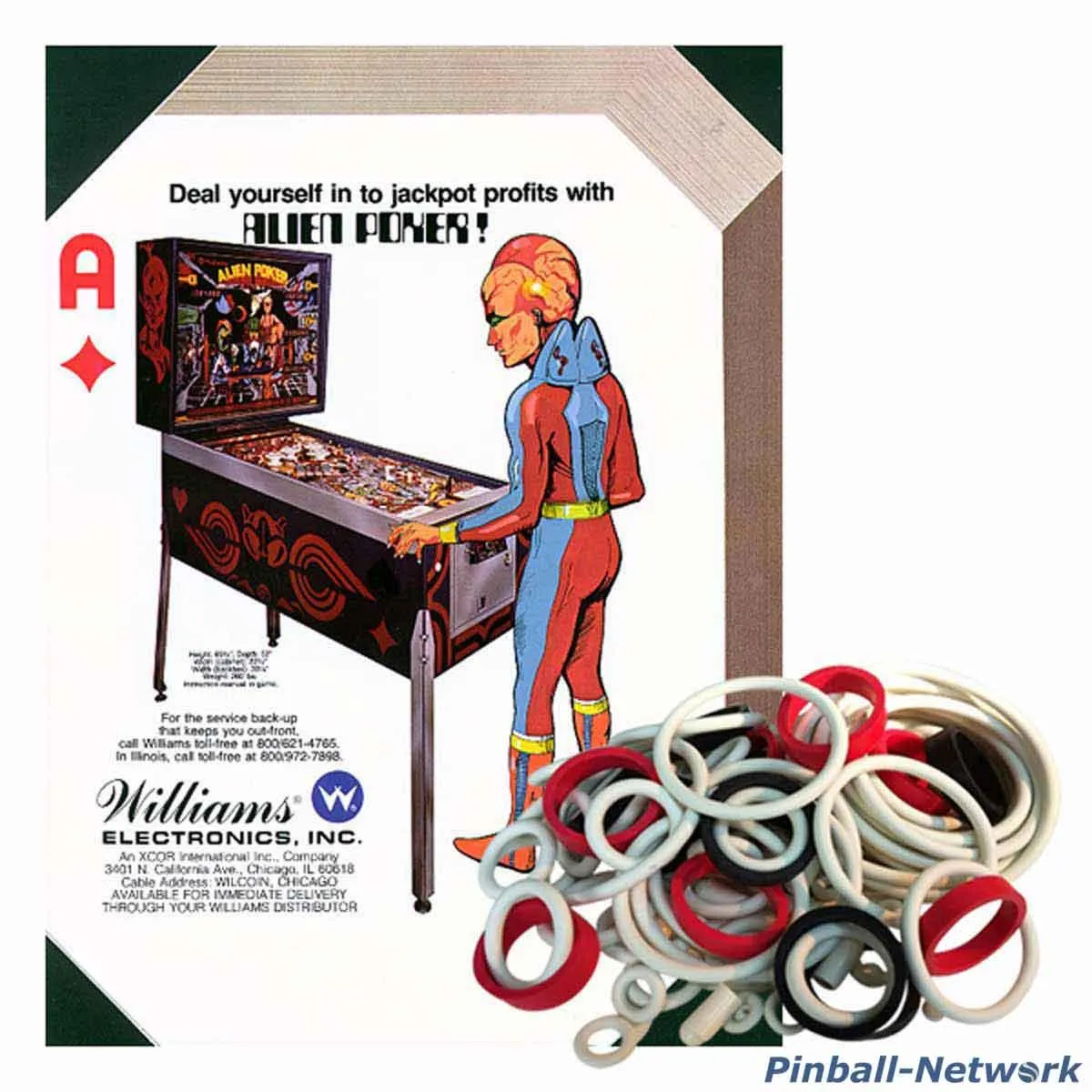 Alien Poker Gummisortiment