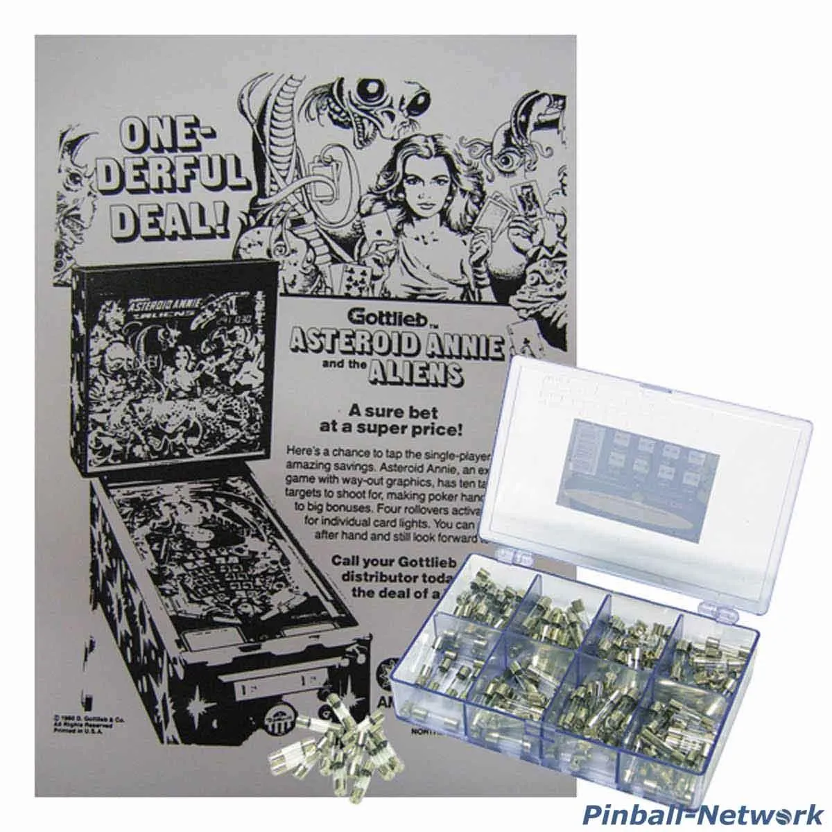 Asteroid Annie and the Aliens Sicherungssortiment