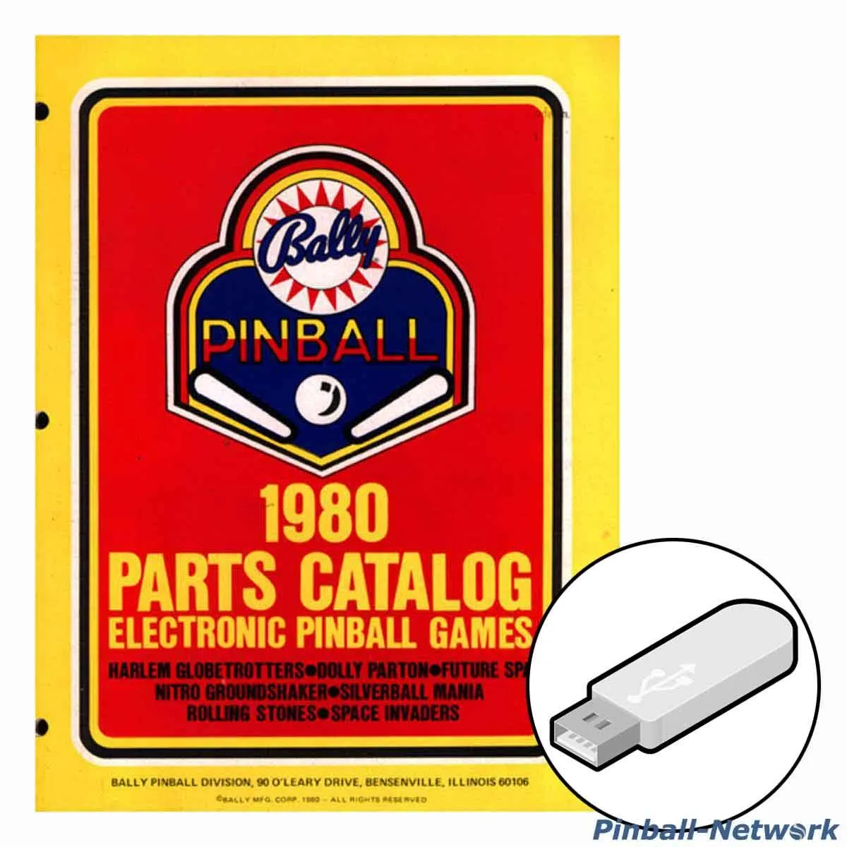 Bally Parts Catalog 1980