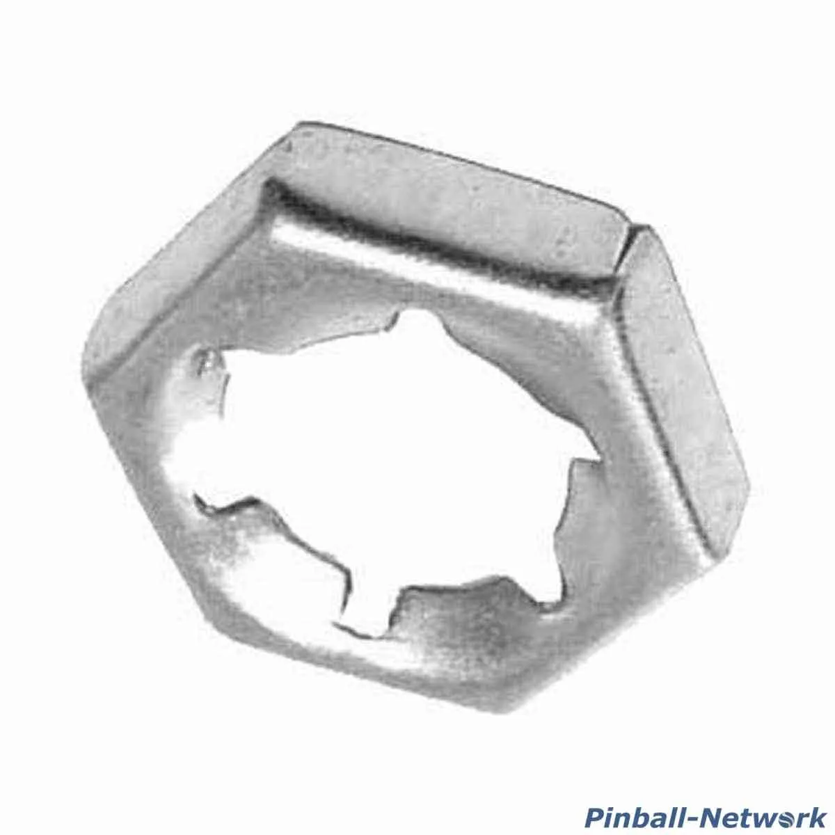 Befestigungsmutter für Flipperknopf