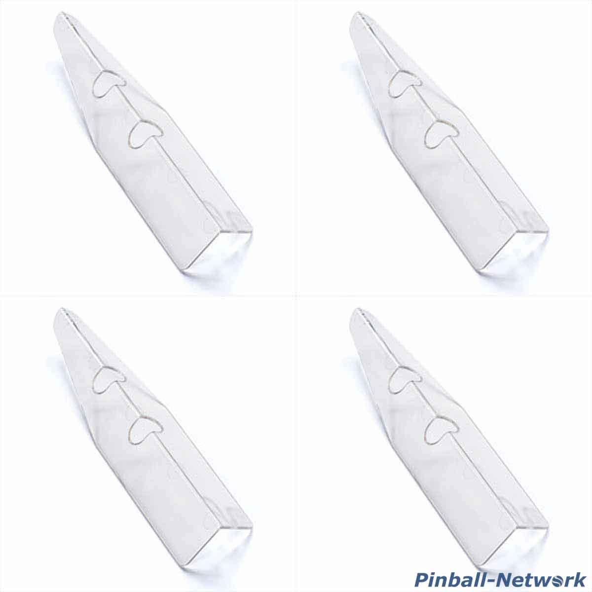Beinprotetoren transparent, 4er Set