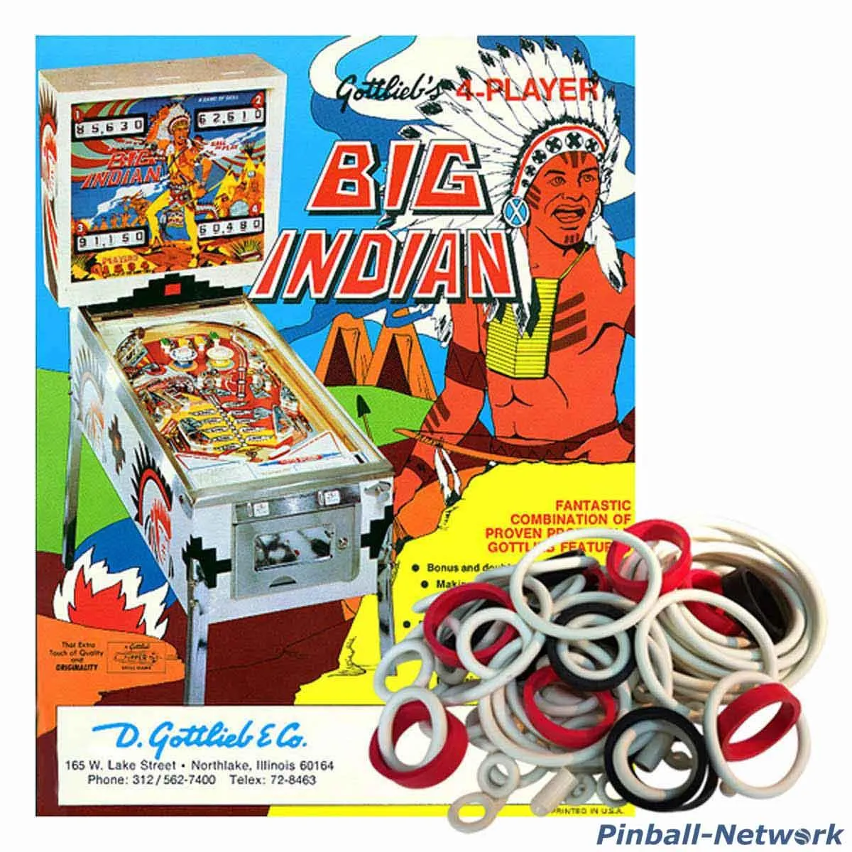 Big Indian Gottlieb Gummisortiment