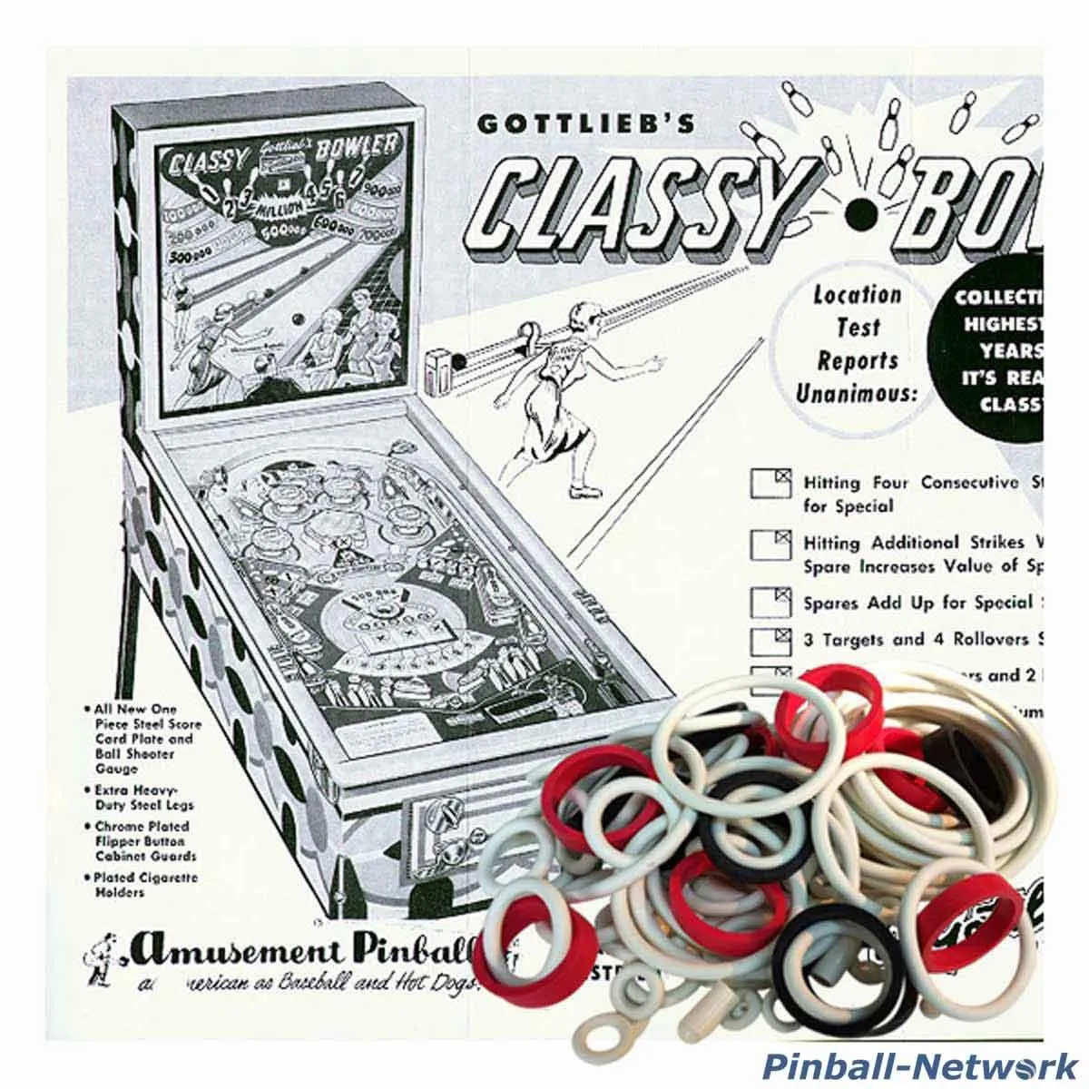 Classy Bowler Gummisortiment