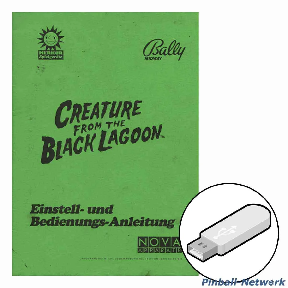 Creature From The Black Lagoon Einstell- und Bedienungs-Anleitung