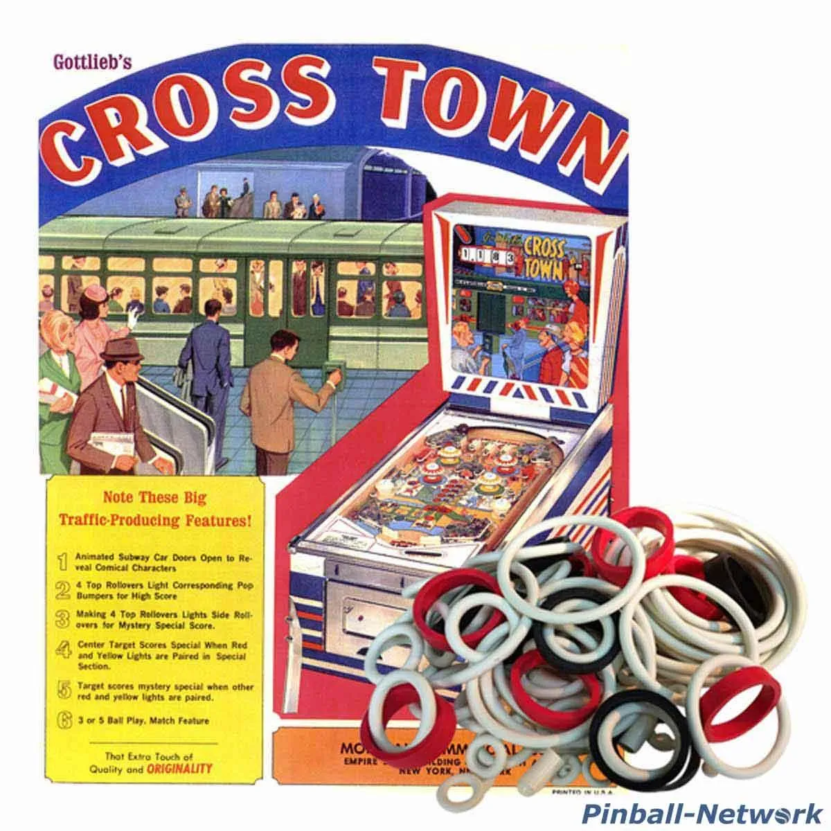 Cross Town Gummisortiment