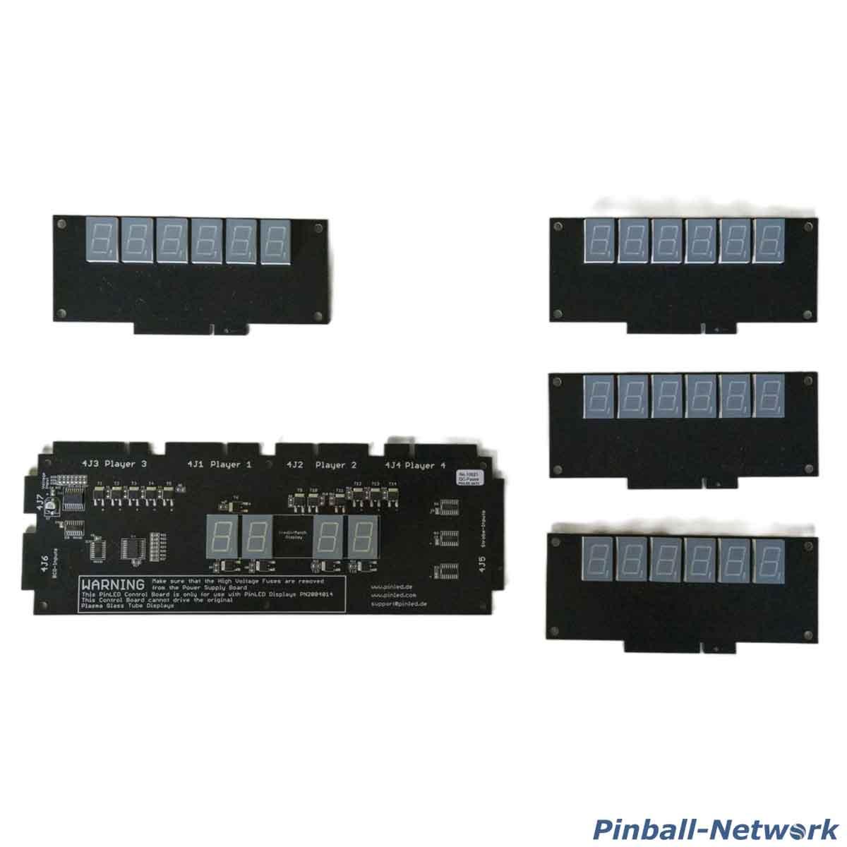 Display-Set 4x 6 stellig + 1x 4 stellig numerisch
