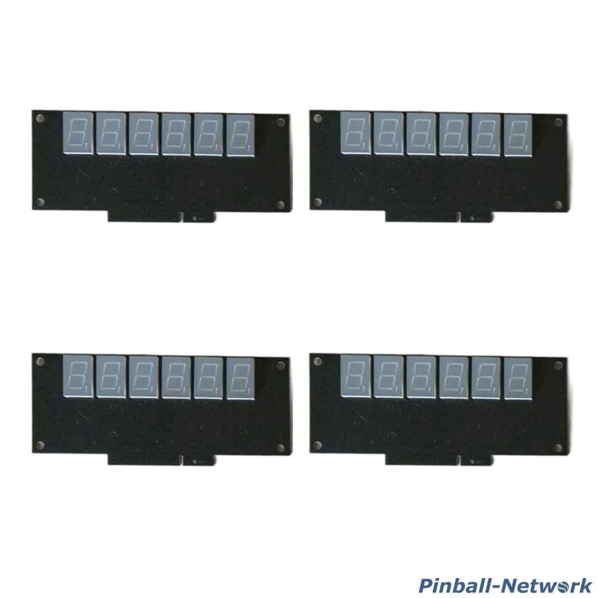 Display-Set 4x 6 stellig + 1x 4 stellig numerisch