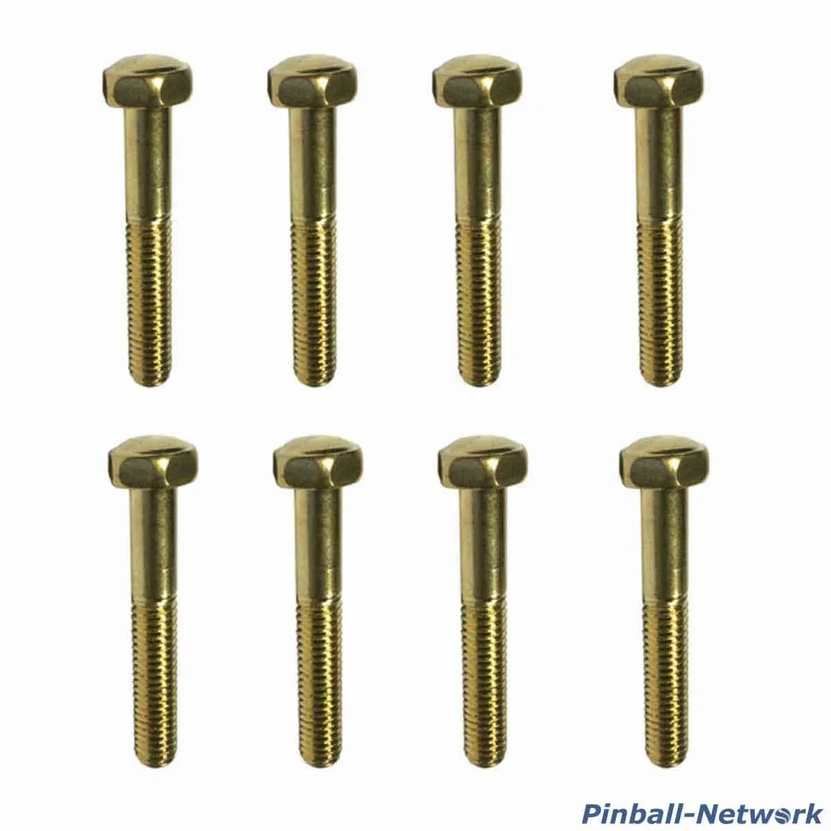 Flipperbeinschraube gold, 8er Set