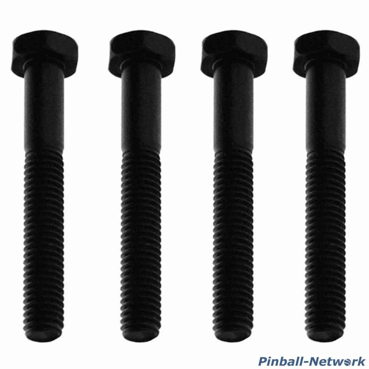 Flipperbeinschraube schwarz, 4er Set