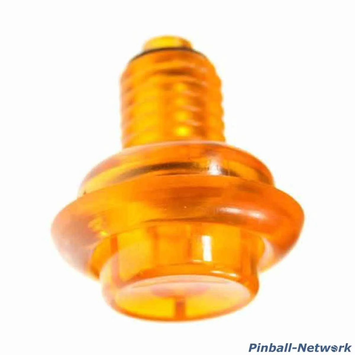 Flipperknopf orange transparent