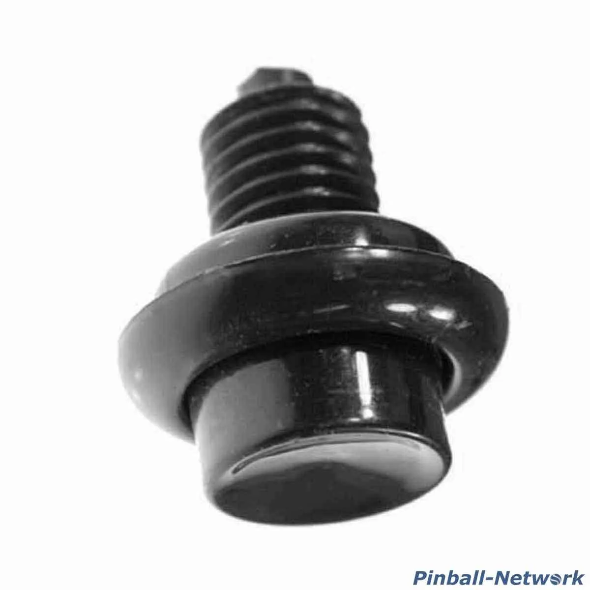 Flipperknopf schwarz