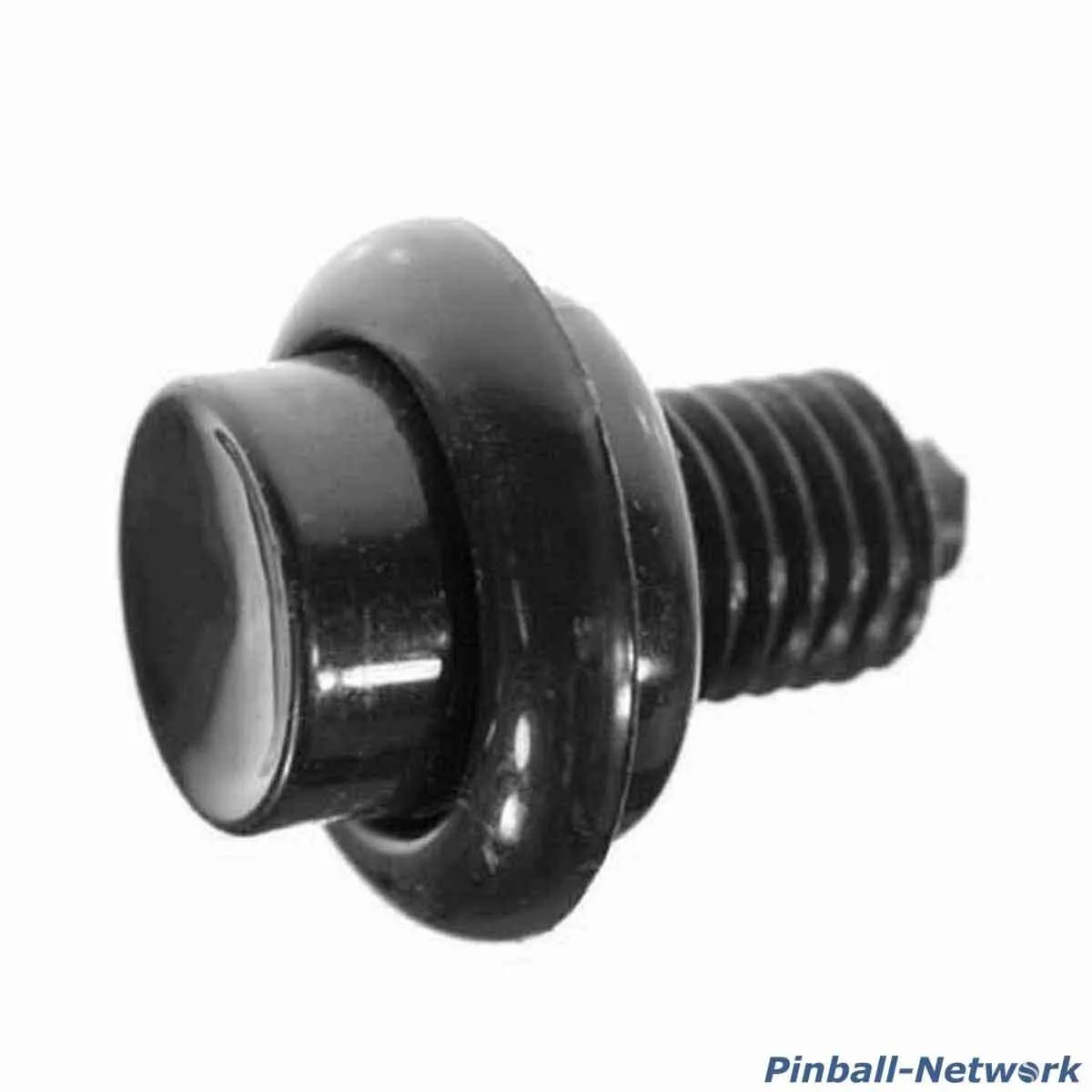 Flipperknopf schwarz