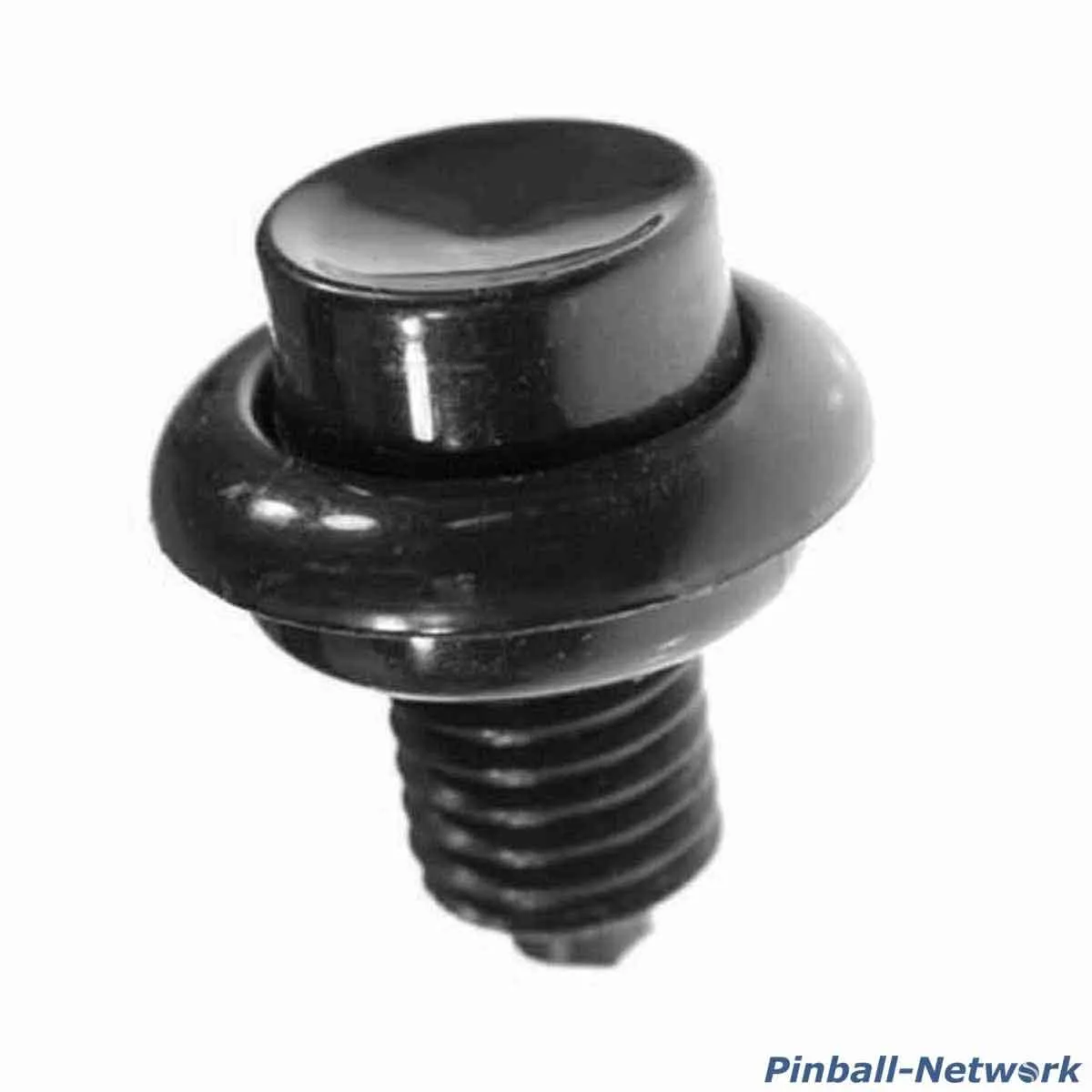 Flipperknopf schwarz