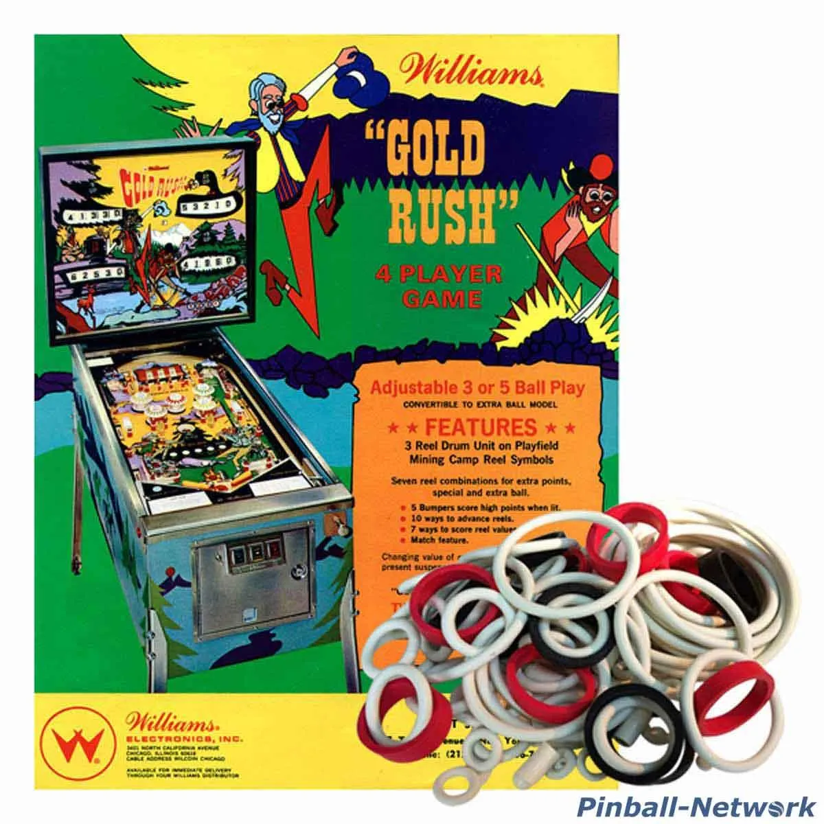 Gold Rush Gummisortiment