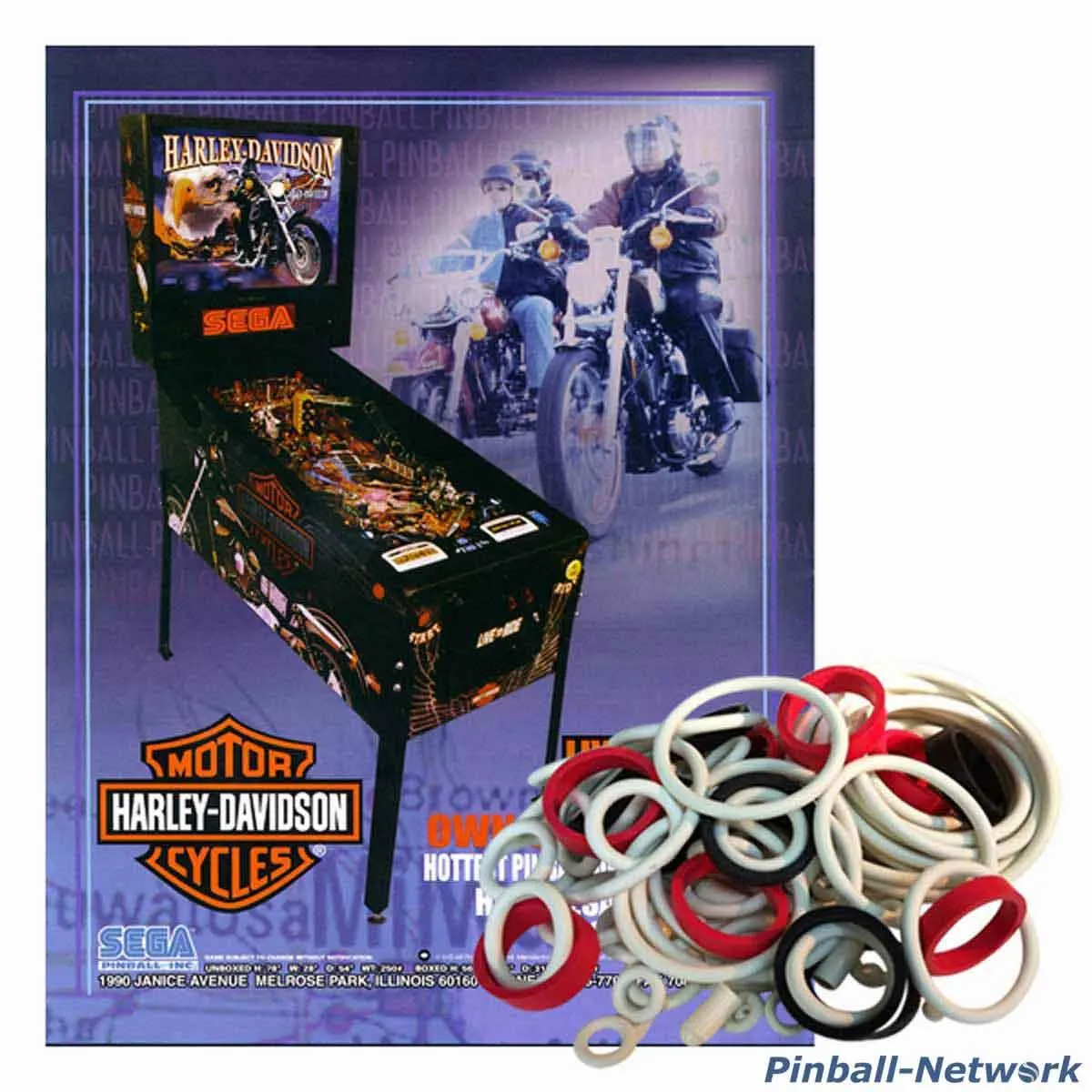 Harley-Davidson Sega Gummisortiment
