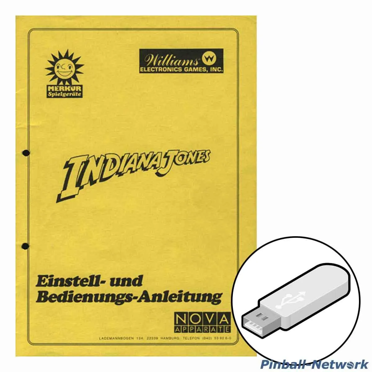 Indiana Jones Williams Einstell- und Bedienungs-Anleitung