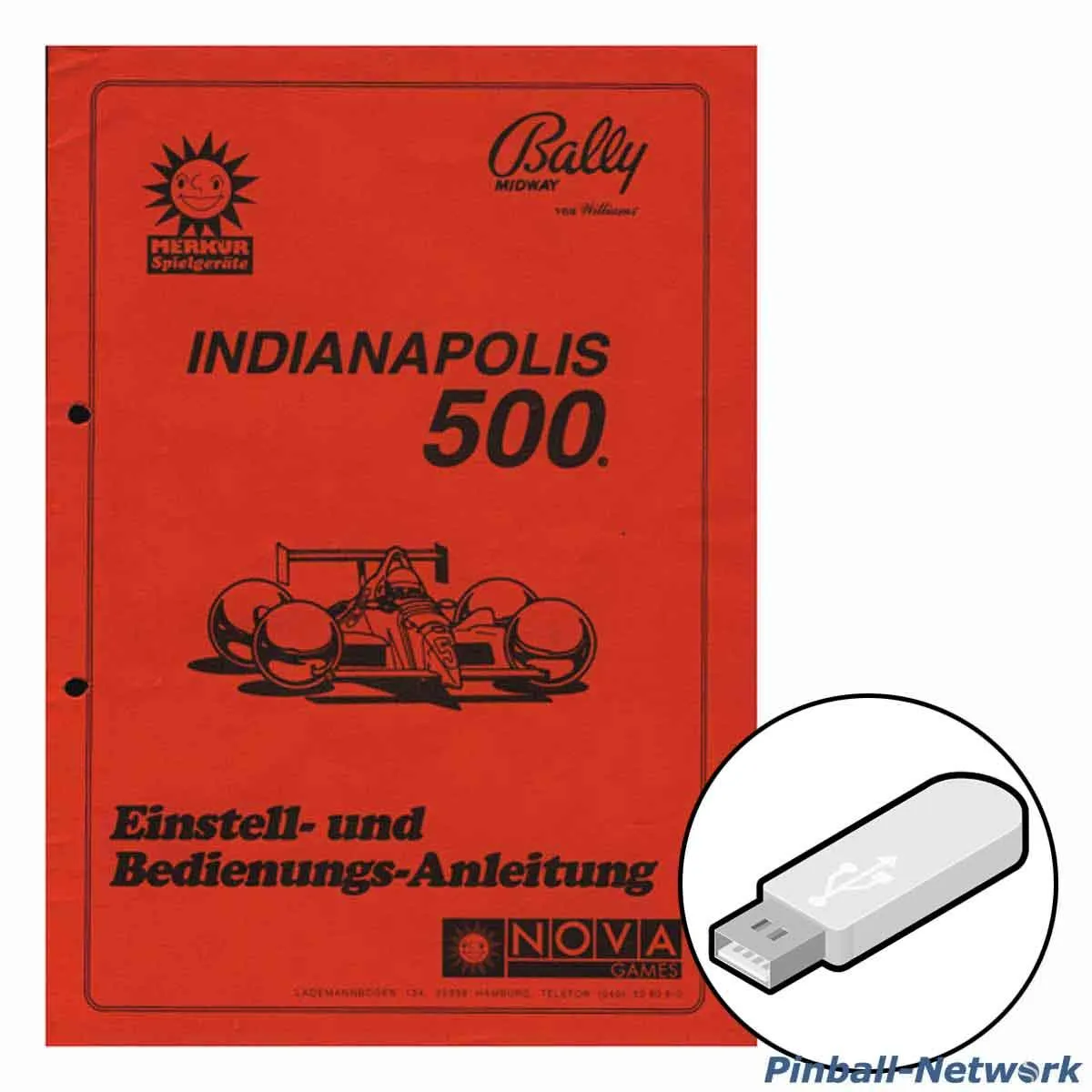 Indianapolis 500 Einstell- und Bedienungs-Anleitung