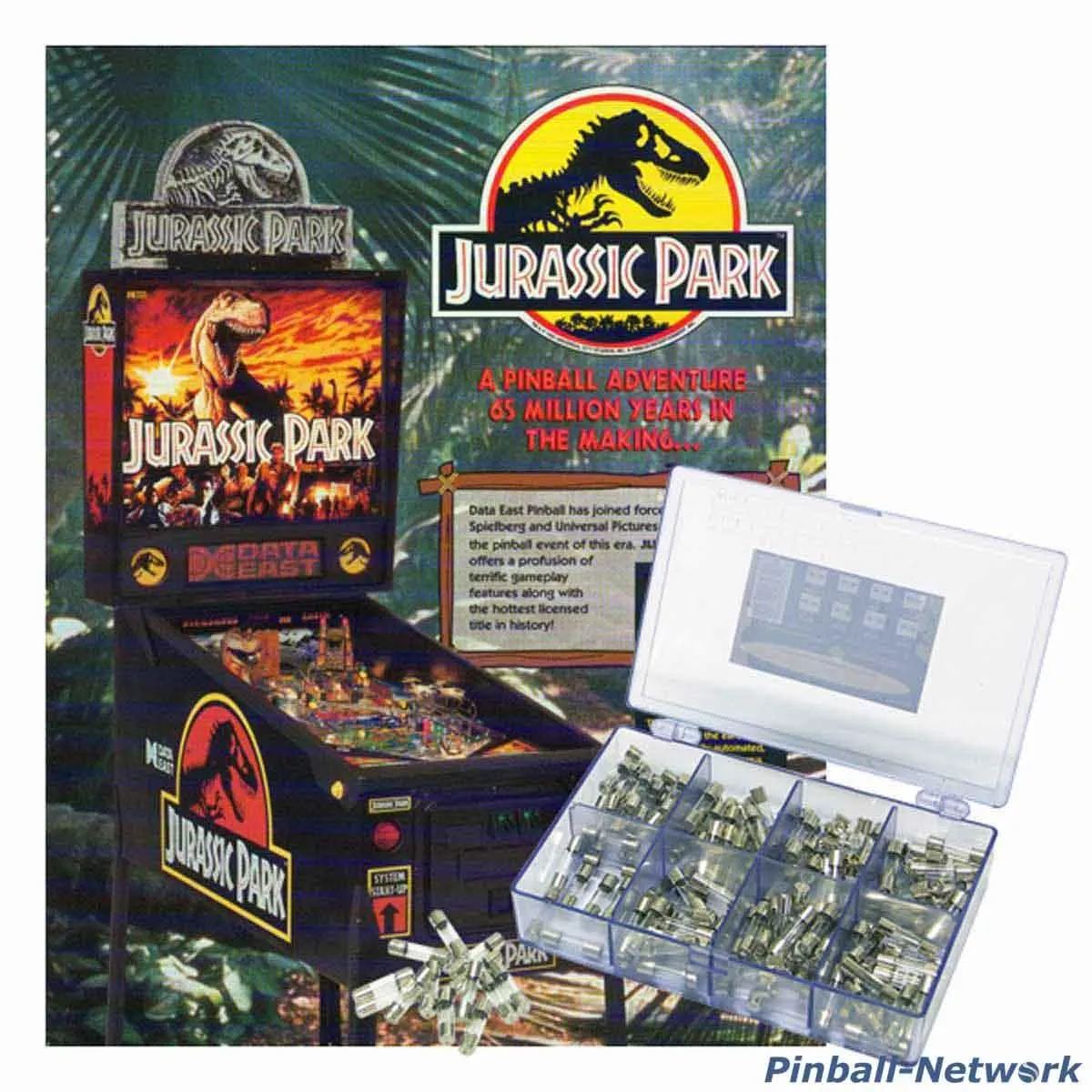 Jurassic Park Data East Sicherungssortiment