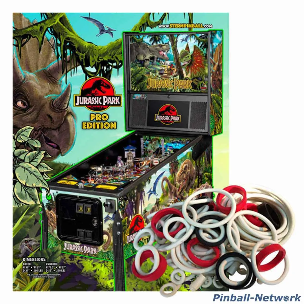 Jurassic Park Pro Gummisortiment