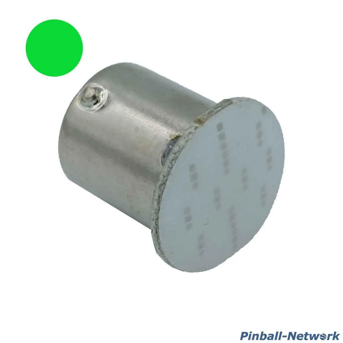 LED Flasherlampe BA15s, grün