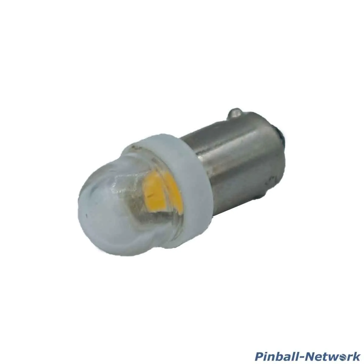 LED Flipperlampe BA9s, warmweiß klare Kappe