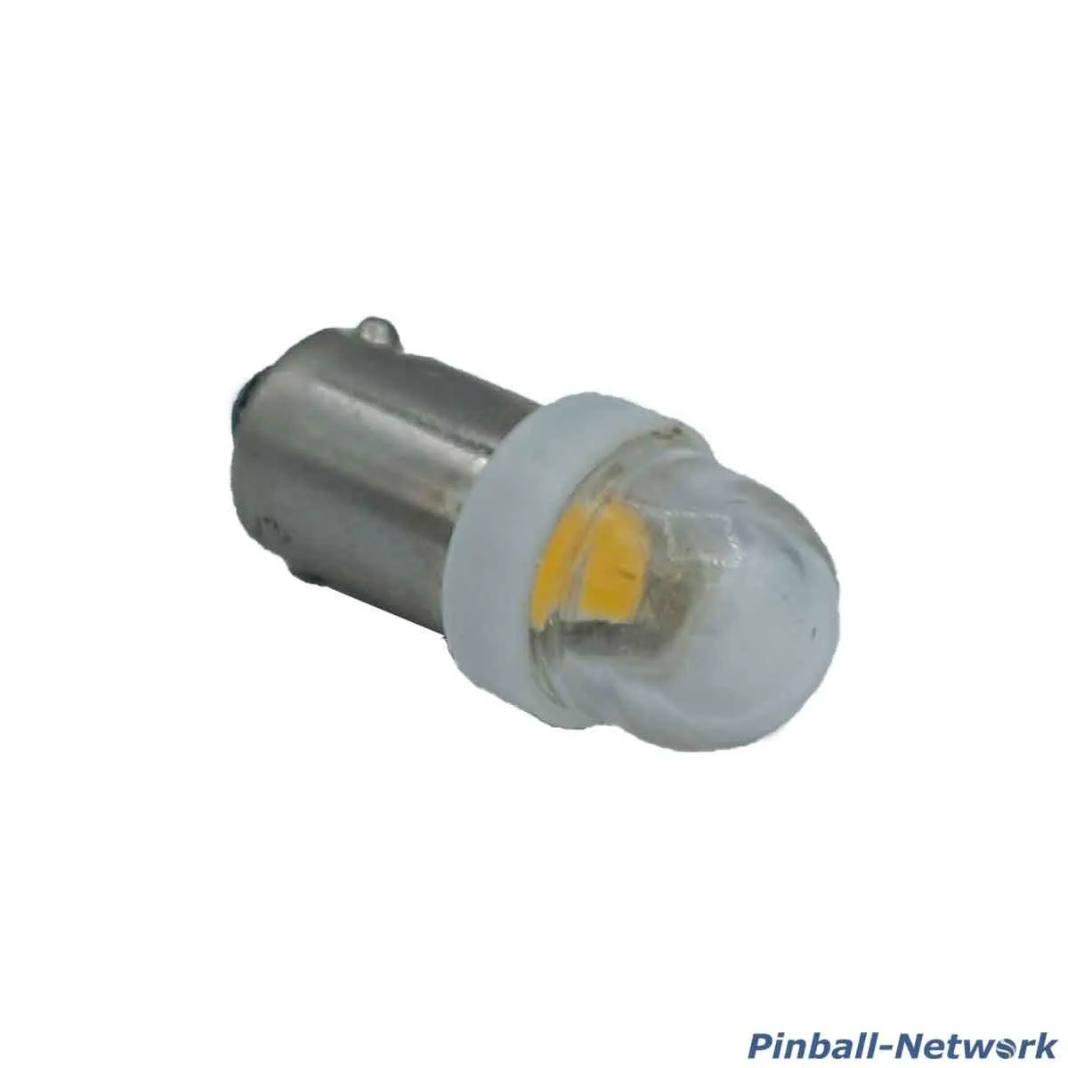 LED Flipperlampe BA9s, warmweiß klare Kappe