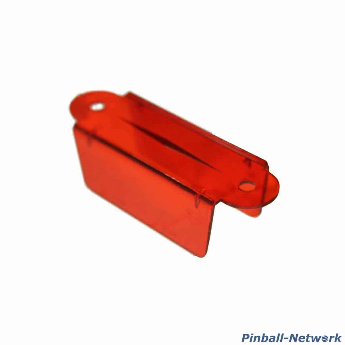 Lane Guide 3 1/8", rot transparent