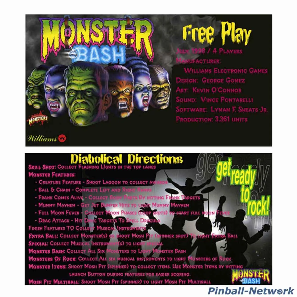 Monster Bash Custom Cards, Design 1