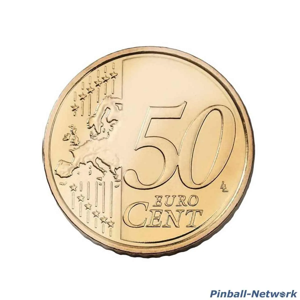 Münzprüfer, 50 Cent Einwurf