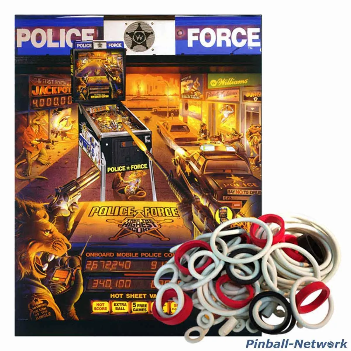 Police Force Gummisortiment