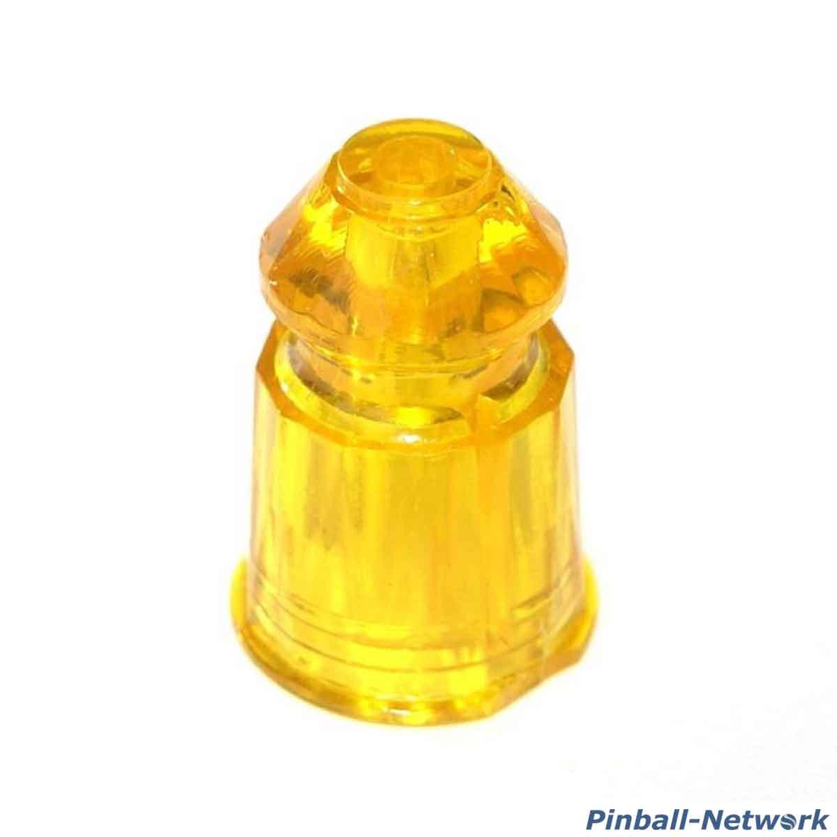 Post Faceted gelb
