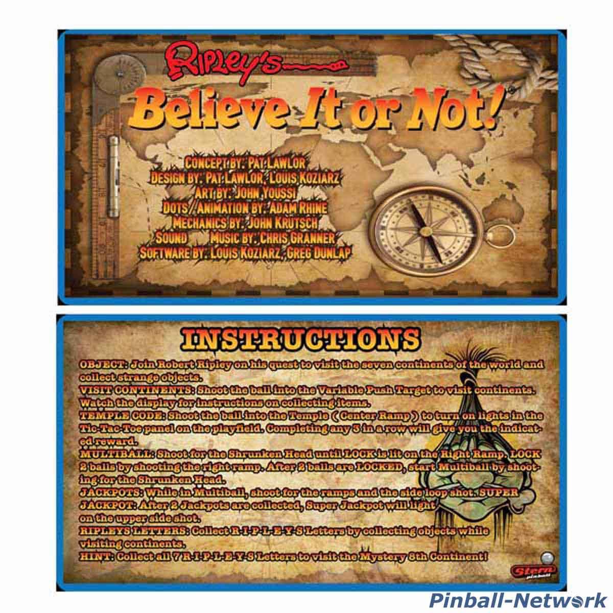 Ripley's Believe It or Not! Custom Cards