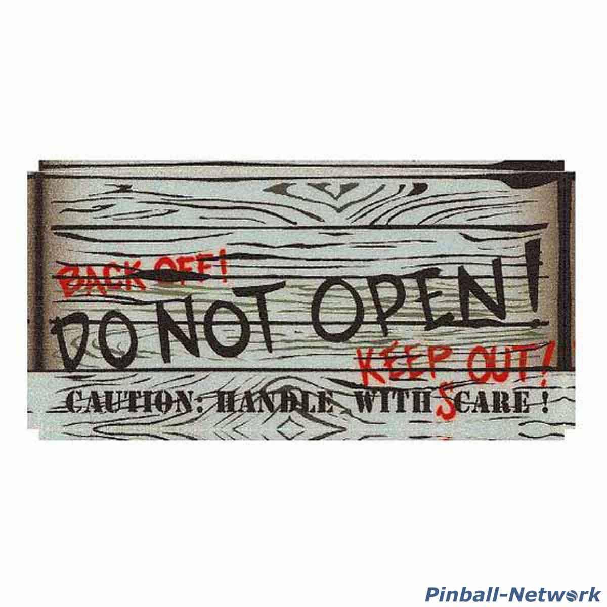 Scared Stiff Crate Door Decal