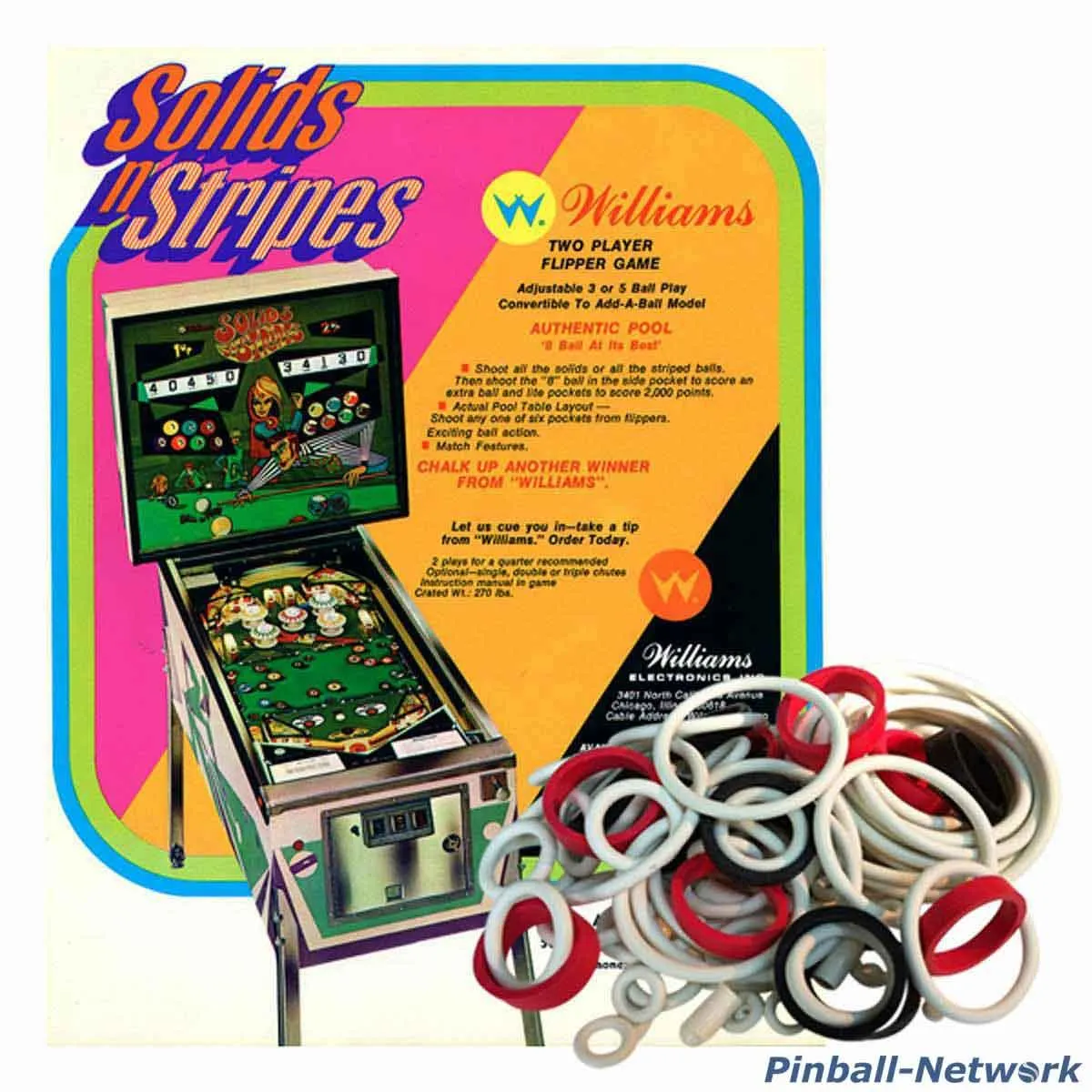 Solids N Stripes Gummisortiment