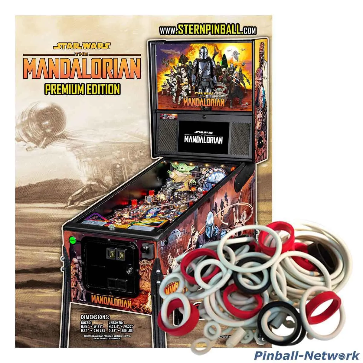 Star Wars The Mandalorian Premium Gummisortiment