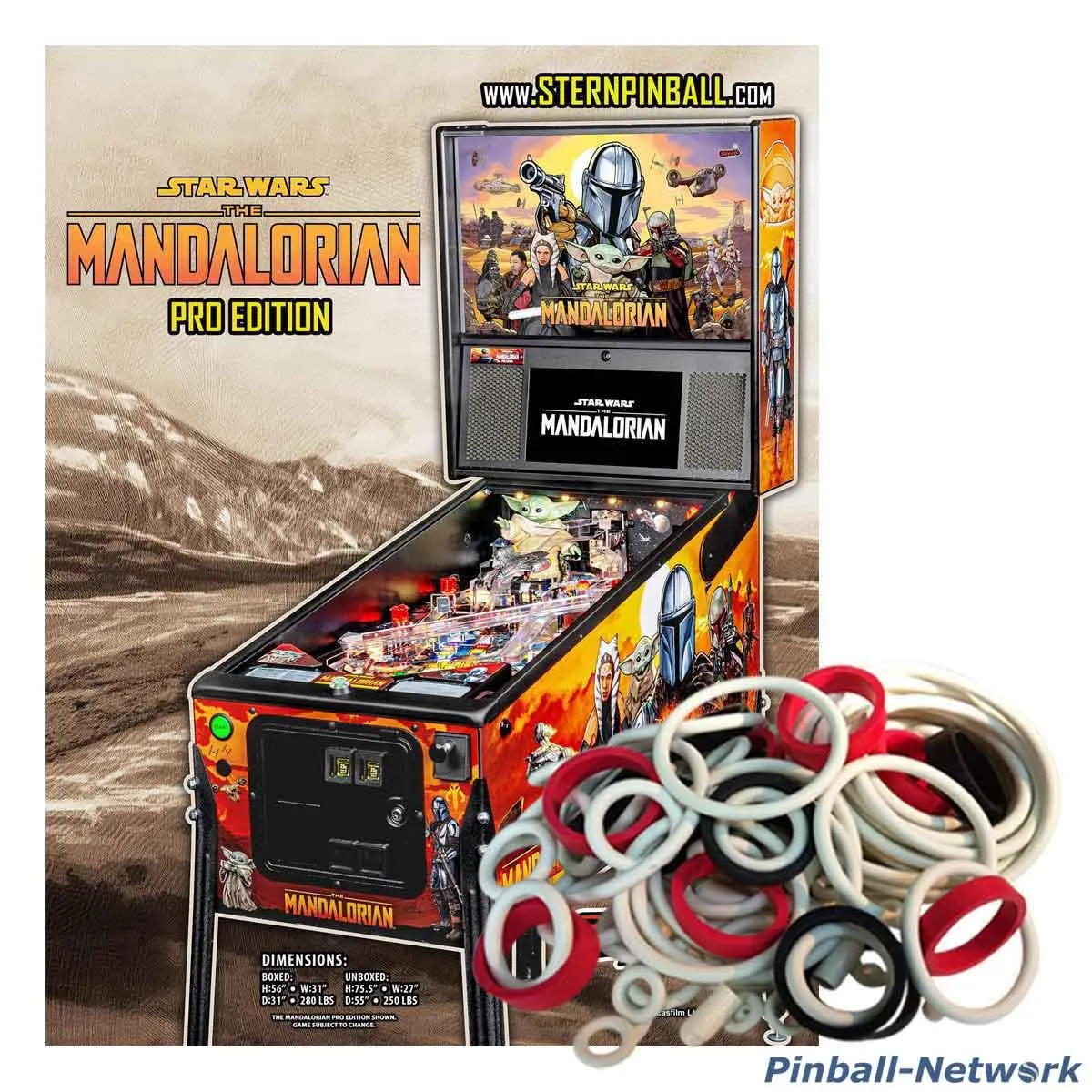 Star Wars The Mandalorian Pro Gummisortiment