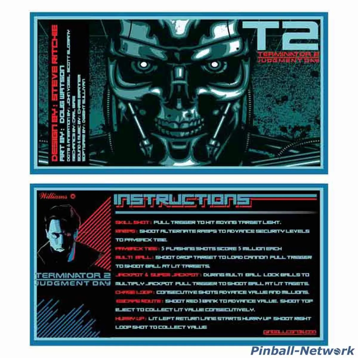 Terminator 2: Judgment Day Custom Cards, Design 2