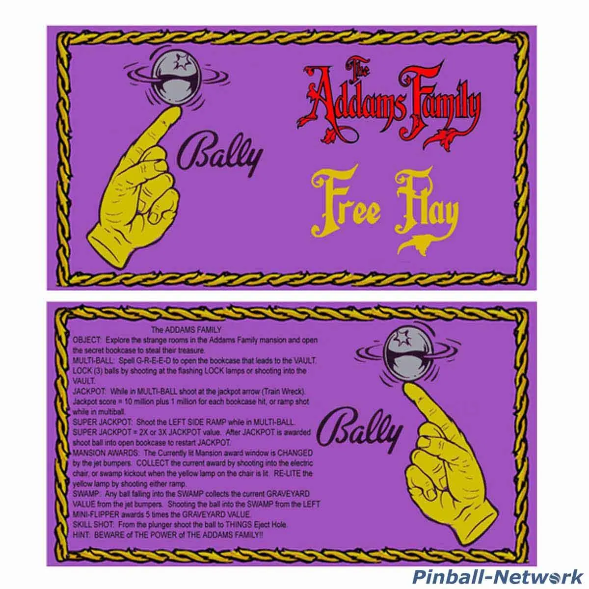 The Addams Family Custom Cards, Design 2