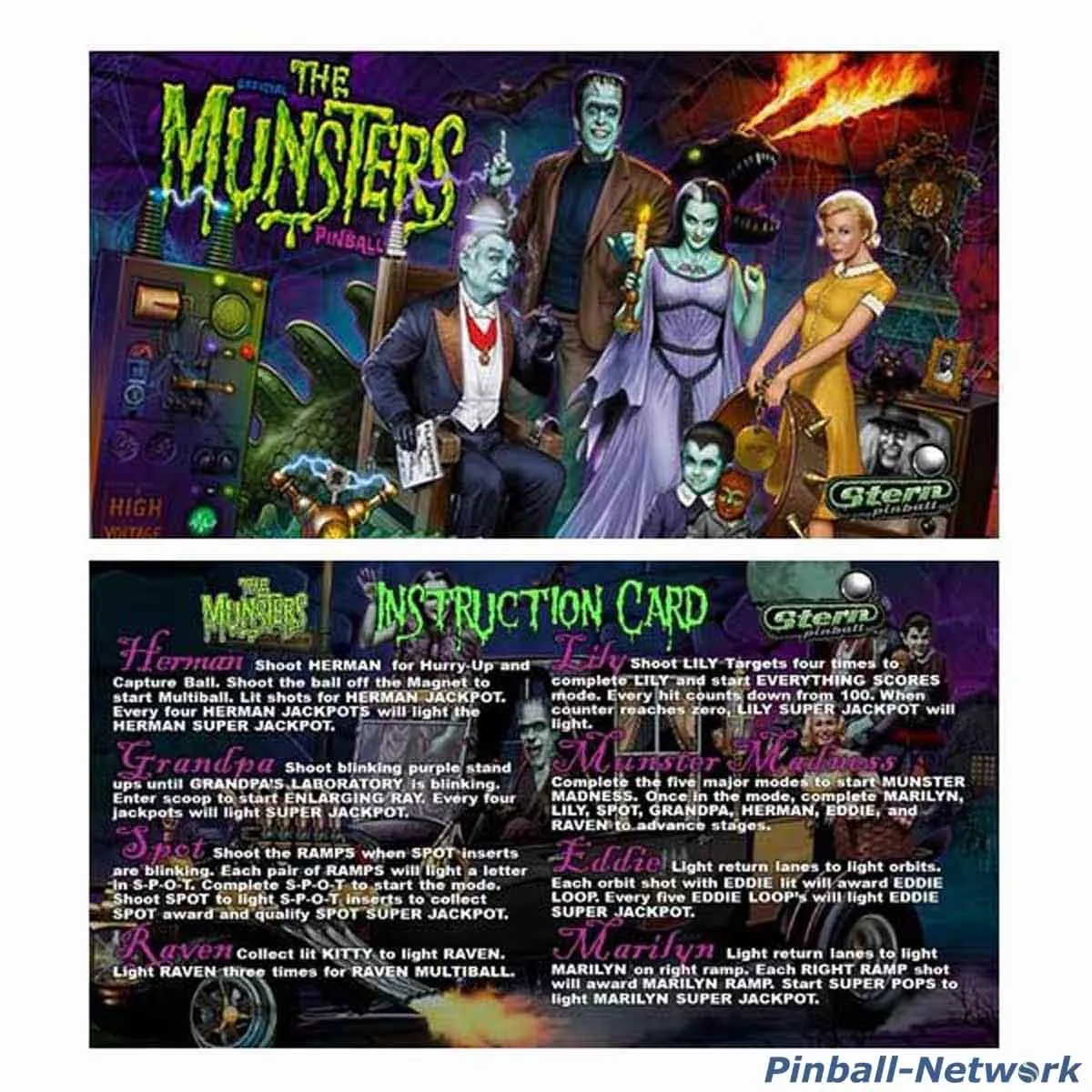 The Munsters Custom Cards