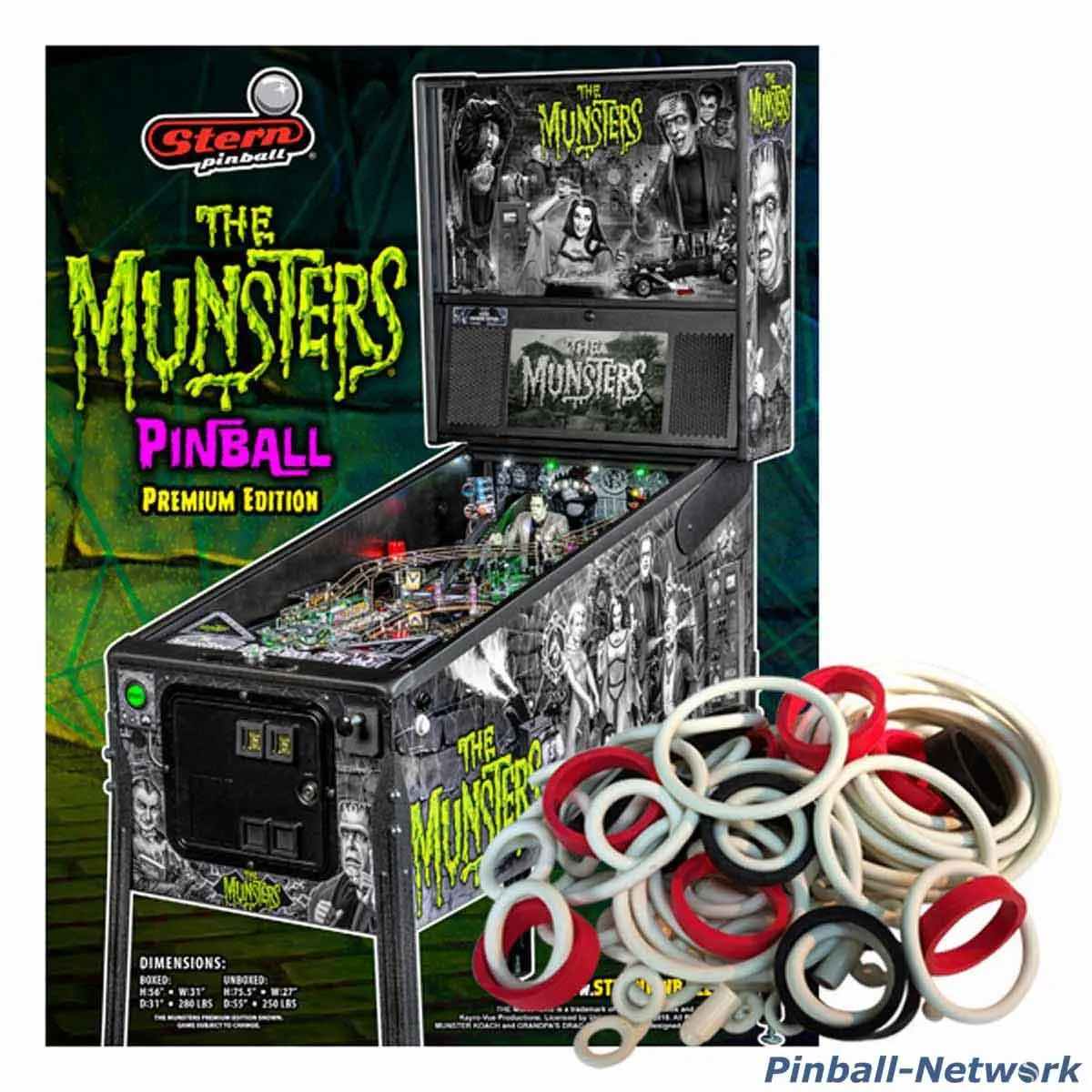The Munsters Premium Gummisortiment