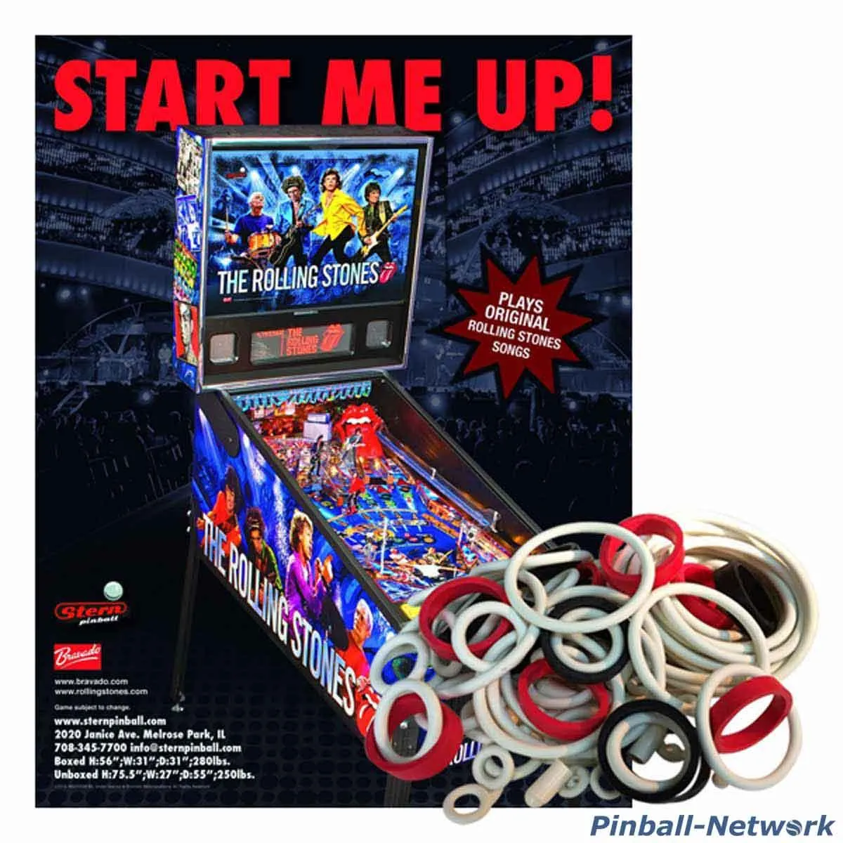 The Rolling Stones Gummisortiment