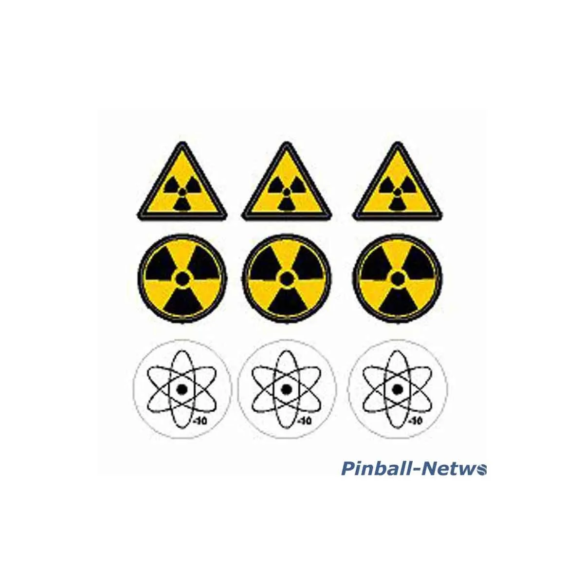 The Simpsons Pinball Party Custom Target Decals