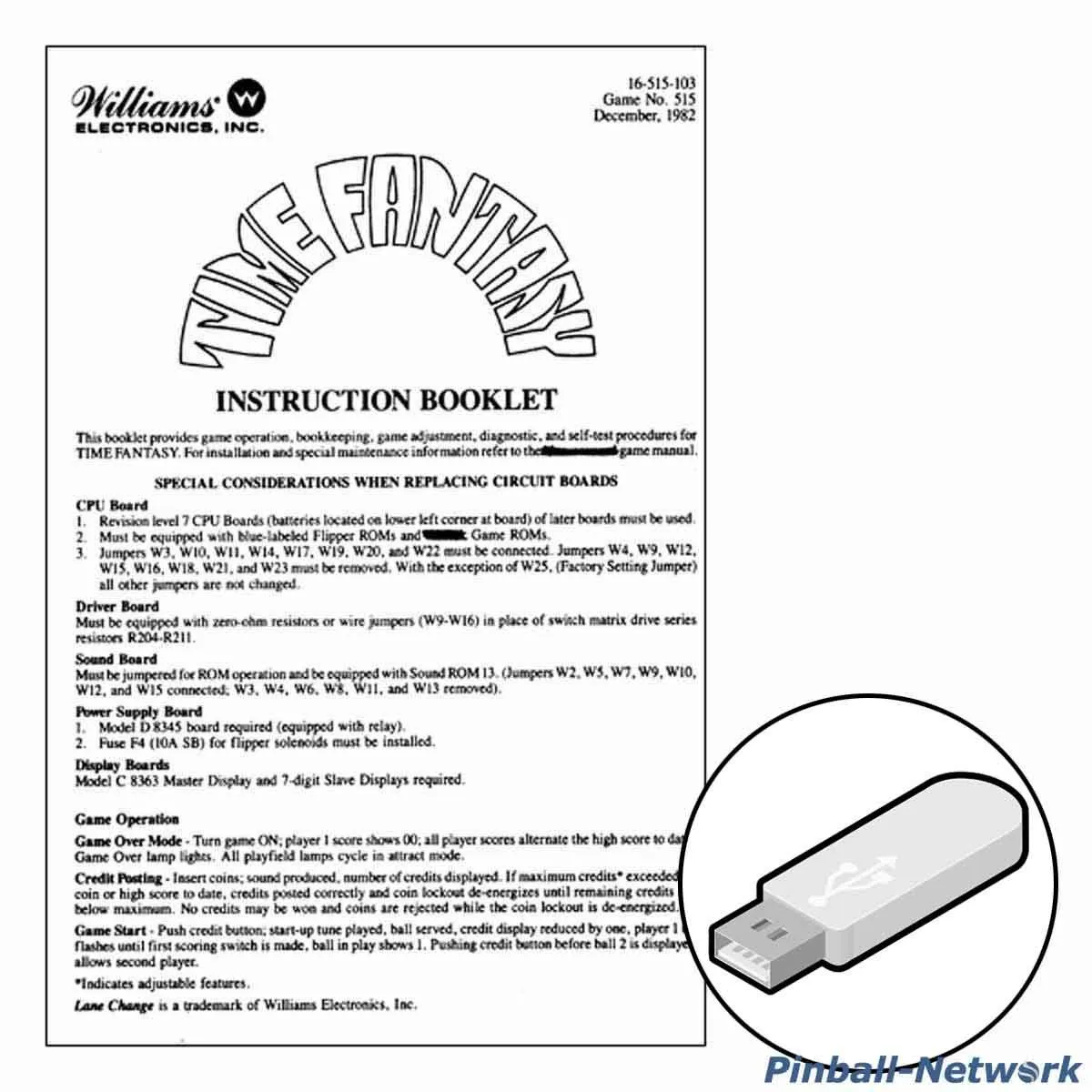 Time Fantasy Instruction Booklet