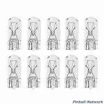 #161 Flipperlampe mit Glassockel, 10er Pack