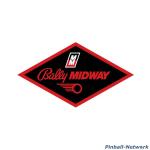 Bally Midway Coin Door Decal