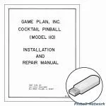 Cocktail Pinball Installation and Repair Manual