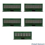Display-Set 4x 7 stellig + 1x 6 stellig numerisch