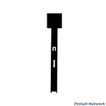 Drop Target breit, schwarz