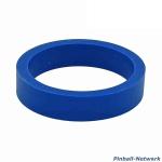 Flipperfingergummi Silikon blau, schmal