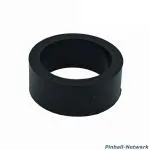 Flipperfingergummi Silikon schwarz, klein